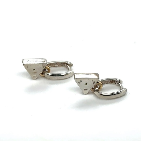 David & Ronnie Peridot 925 Silver & 14K Accented Necklace & Earrings Set - Picture 5 of 8